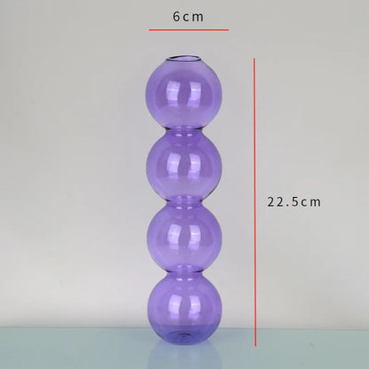 Nordic Glass Vase Home Decor Living Room Decoration Terrarium Flower Vase Plant Pots Decorative Home Accessories Decoration G