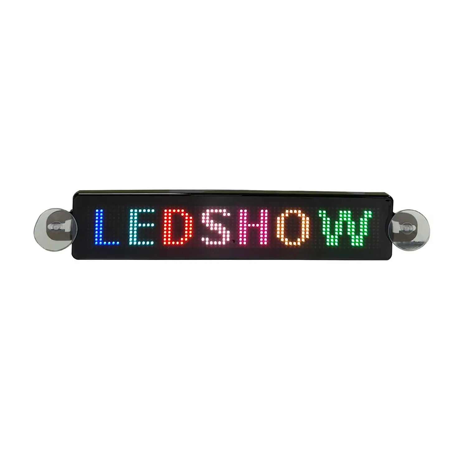 Advertising Screen LED Message Board DIY Programmable Scrolling Message for LED Car Display Car Rear Window Cafe Bar Store Si