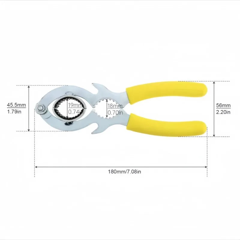 3 In 1 Tool Faucet Bubbler Wrench,Bottle Opener and Pliers,Kitchen Sink Faucet Aerator & Filter Removal Wrench Repair Spanner