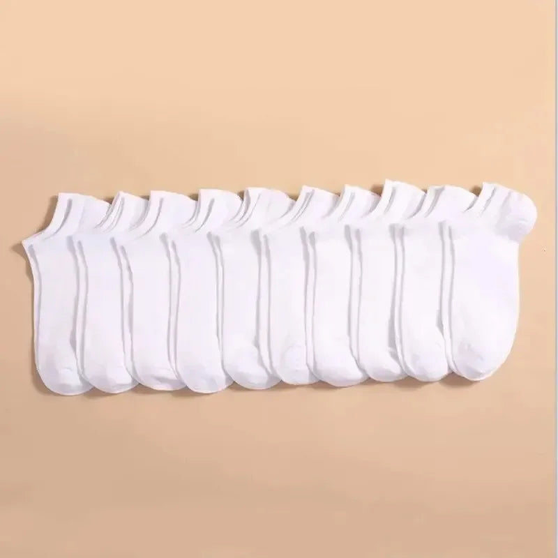 Unisex Casual Plain Color Boat Socks Thin Breathable Comfy Anti Odor Sweat-absorbing Low Cut Ankle Socks For Men Women