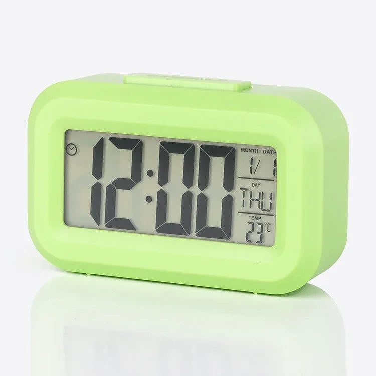 Digital Led Clock Household Bedside Battery Powered Multi-function Alarm Clock Desk Things for the Room Table Clocks Home Dec