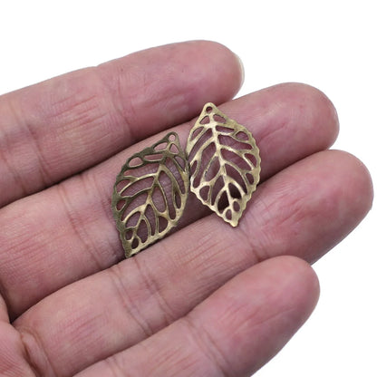 Pendants Wraps Metal Crafts Connectors Rose Flower Filigree Flower For Embellishments Scrapbooking Jewelry DIY Accessories - 