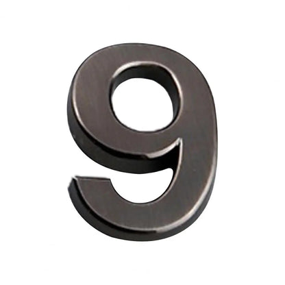 Address Number Good 0-9 3D Numbers Door Plaques 10 Styles Mailbox Number 0-9 Apartment Address Numbers Decor for Yard - 9