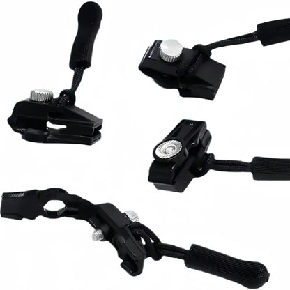 6/3pc Universal Zipper Lock Head Quick Installation Detachable Zipper Head for Jackets Luggage Bags Replacing Slider Lock Rep
