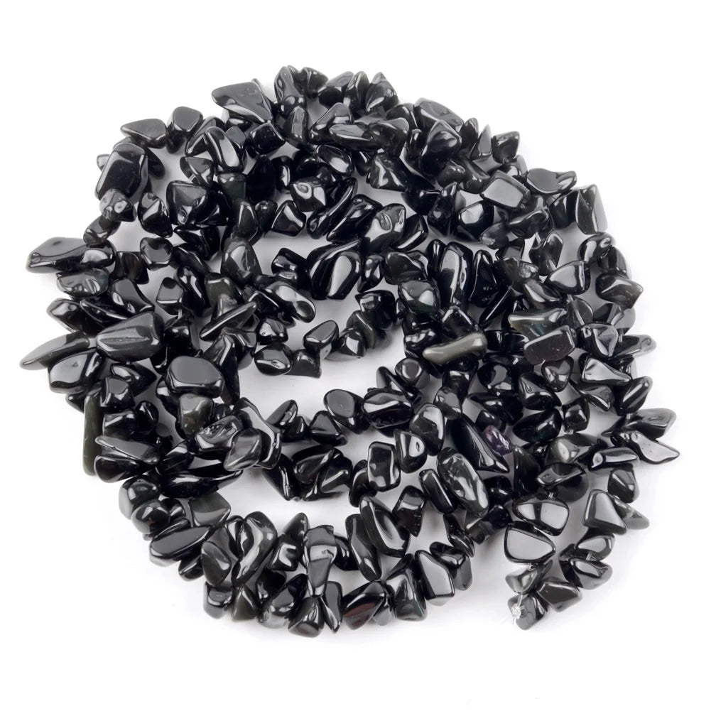 Natural Stone Chips Beads 3-5-8-12mm Irregular Gravel Beads For Jewelry Making Freeform Beads Diy Necklace Bracelet 15''