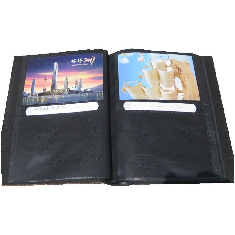 Big 6 Inches 4.5*6" 4D Photo Album Imitation Leather PU Cover Picture Album Welding Gift Tour Autograph Book Christmas Day Gi