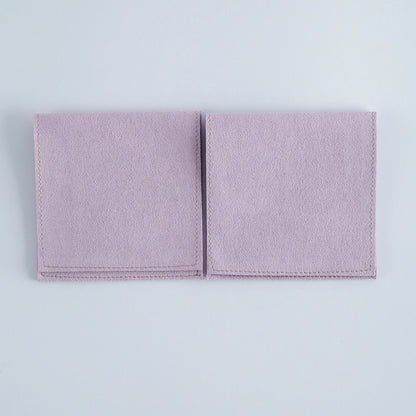 10pcs Velvet Jewelry Packaging Pouches Chic Wedding Favor Bags Cream Microfiber Cosmetic Bags Product Package Wedding Gift Ba