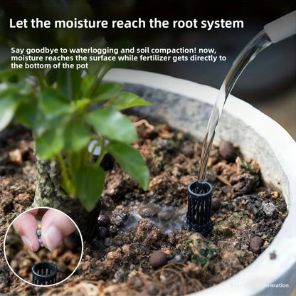 10/20Pcs Plant Aeration Tubes for Pots -Root Rot Prevention,Prevent Overwatering for Healthy Roots,Wet-dry Cycle.gardening To