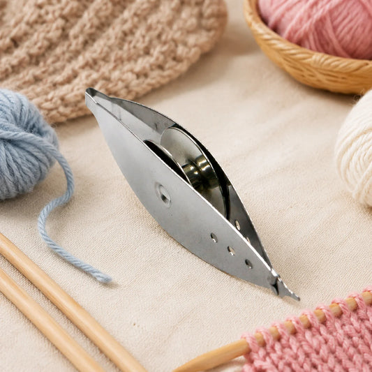 Tatting Shuttle Professional Nickel Plated Iron Weaving Tool for Knitting Enthusiasts DIY Sewing Crafts Accessories Kit