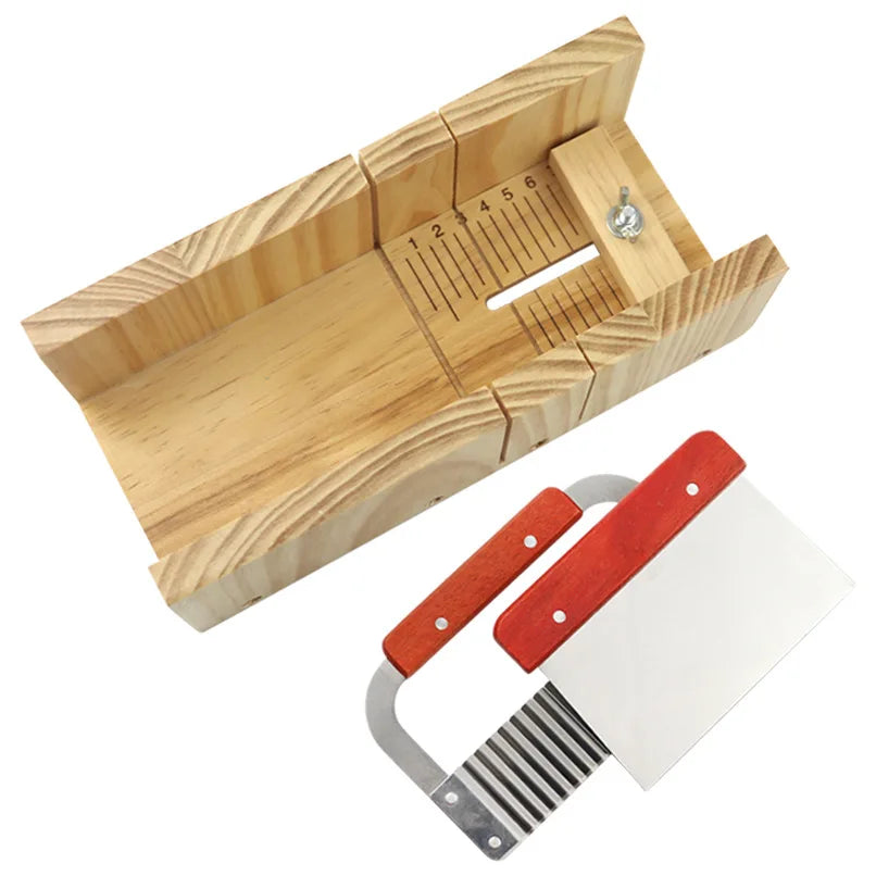 Soap Making Tools Wood Cutting Box 1200g Silicone Soap Mould Rectangular Toast Loaf Mold DIY Handmade Tool - 3