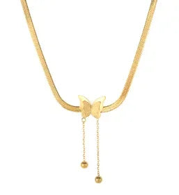 Square Pendants Delicate Stainless Steel Chain Pendant Necklace For Women Necklace - C53