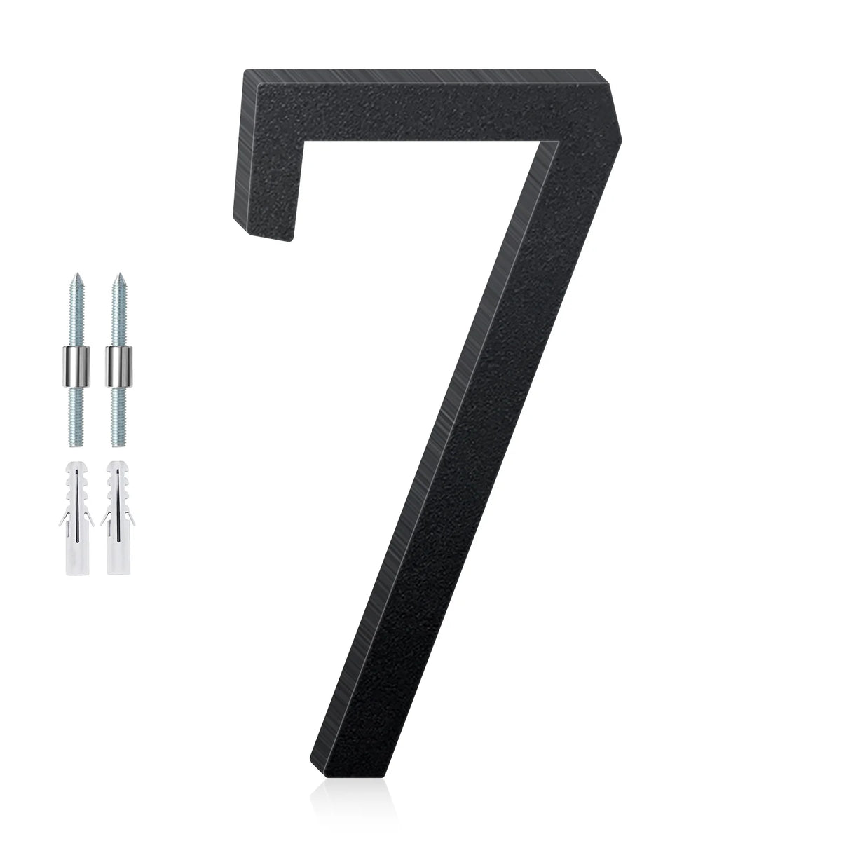 3-12inch Floating Aluminum House Numbers, Modern Metal House Address Numbers Letters, Aluminum Address Letters for Outside - 