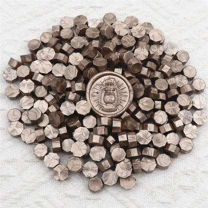 100pcs/bag Octagon Sealing Wax Beads For Seal Stamp, Handmake Embellishment Of Card Envelope, Fire Lacquer Sealing Wax - cham