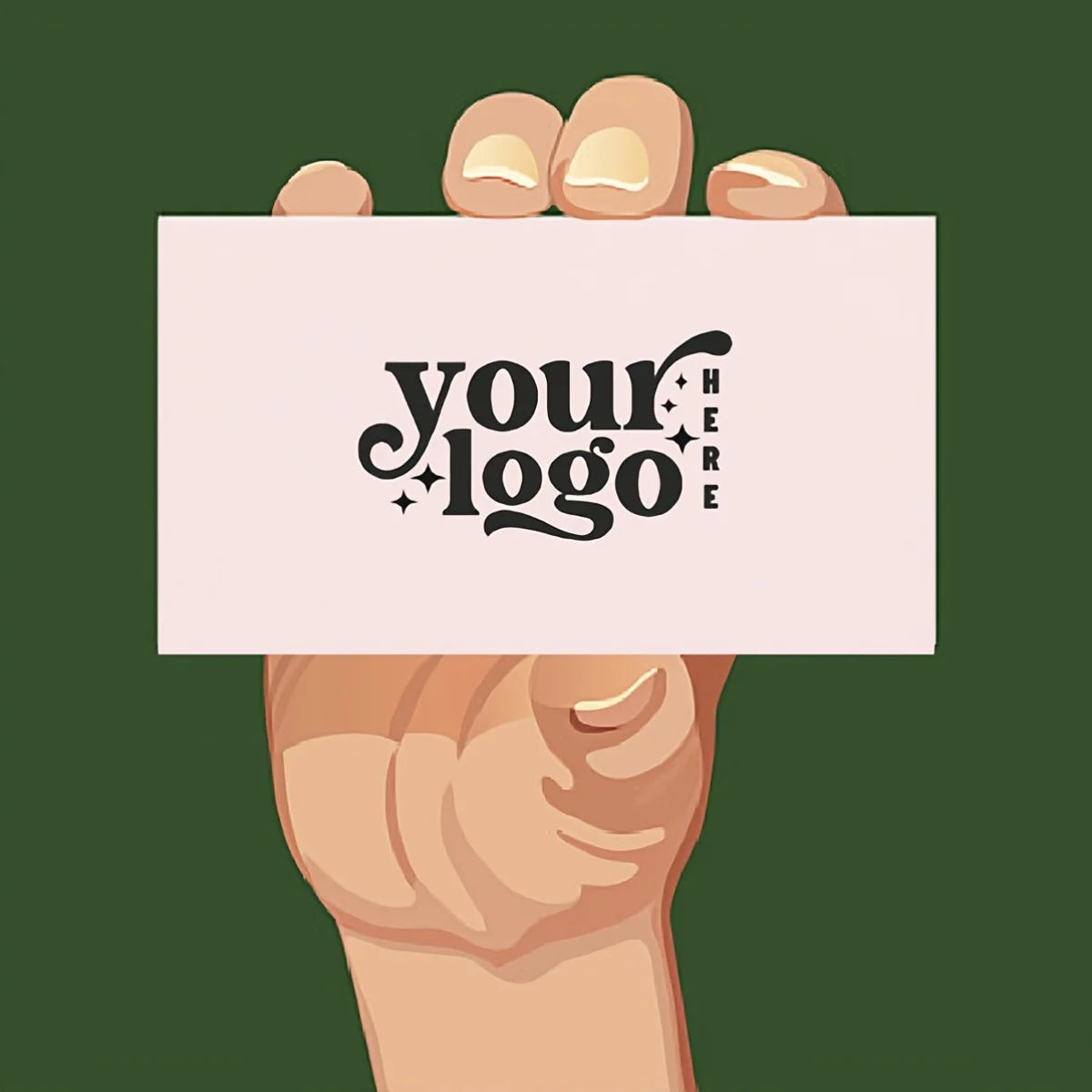 Sixty Customizable Business Cards —— Personalized Small Cards Used for Expressing Thanks, and Cards with Customized Brand Log