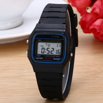 Sports Rose Gold Children Watches for Women Electronic Digital Display Retro Style Alarm Clock Men's Relogio Masculin Reloj -
