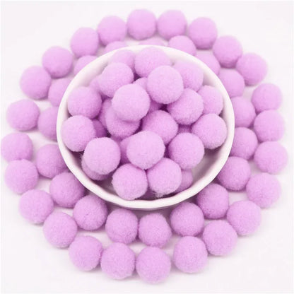 Pompon Balls 8mm 10mm 15mm 20mm 25mm 30mm Fluffy Pompoms Crafts Pompom Diy Handmade Kids Toy Wedding Decoration Craft Supplie
