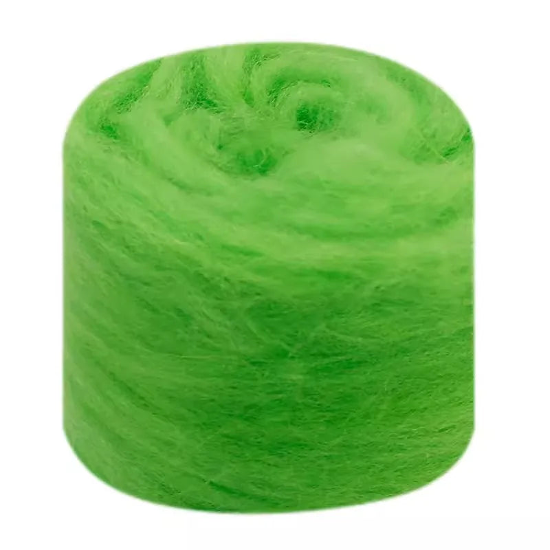Needle Felting Wool Fibre Wool Roving for DIY Craft Materials, Needle Felt Roving Fabric Felt Craft Toys Handmade Felting Cra