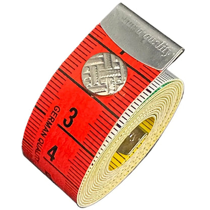 1Pc Quality Soft Tape with Snap Fasteners Soft Multicolor Measuring Tape Dual Sided Tape Measure Needlework Sewing Tool