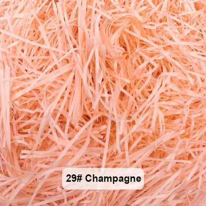 100-20g Multicolored Raffia Paper Shreds & Strands Shredded Crinkle Confetti For DIY Gift Box Wrapping & Basket Filling