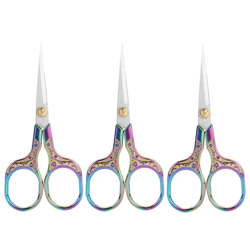 1/3Pcs Stainless Steel Vintage Scissors Sewing Fabric Cutter Embroidery Tailor Thread Scissor Tools for Sewing Shears Small