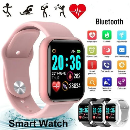 Smart Watch Men Wristwatch Bluetooth Connected Phone Player Music Fitness Sport
