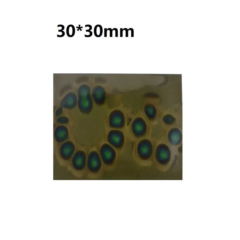 25/30/50mm Magnetic Field Viewer Magnet Poles Testing Card Magnetism Area Observation Film Card Magnet Detector Pattern Displ