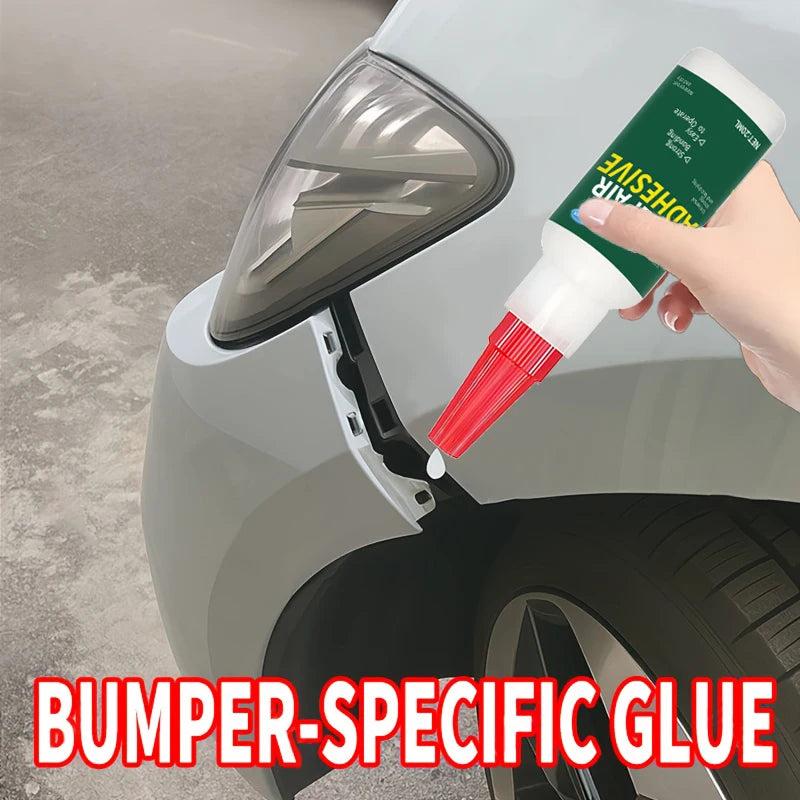 Heavy-Duty Car Bumper Plastic Adhesive - Structural Repair Adhesive for Cracks, Chips, and Impact Damage - No Welding Require