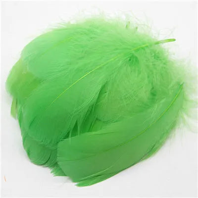 Natural Goose Feathers Plumes 4-15cm Colourful Swan Feather Plume for Home Decoration Craft DIY Party Jewelry Decoration 3Siz