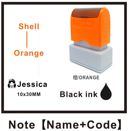 Custom Teacher Name Ink Stamp Signature Calligraphy Selfing-Inking Personalized Letter Stamp For School Student - 3