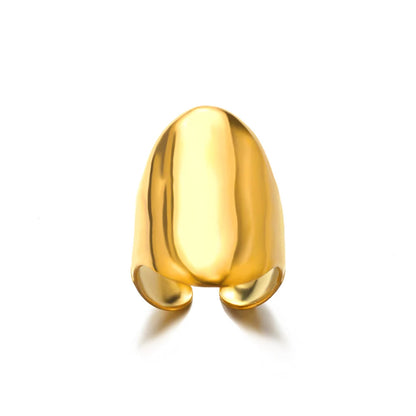 316L Stainless Steel Rings for Women Gold Color Never Fade Luxury Classic rings wedding couple rings Jewelry - JZ5421G