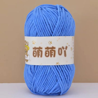 Fluffy Chenille Yarn for Crocheting doll thread Soft Bulky Velvet Yarn for Knitting Crochet Crafts Amigurumi Matte Chenille Y