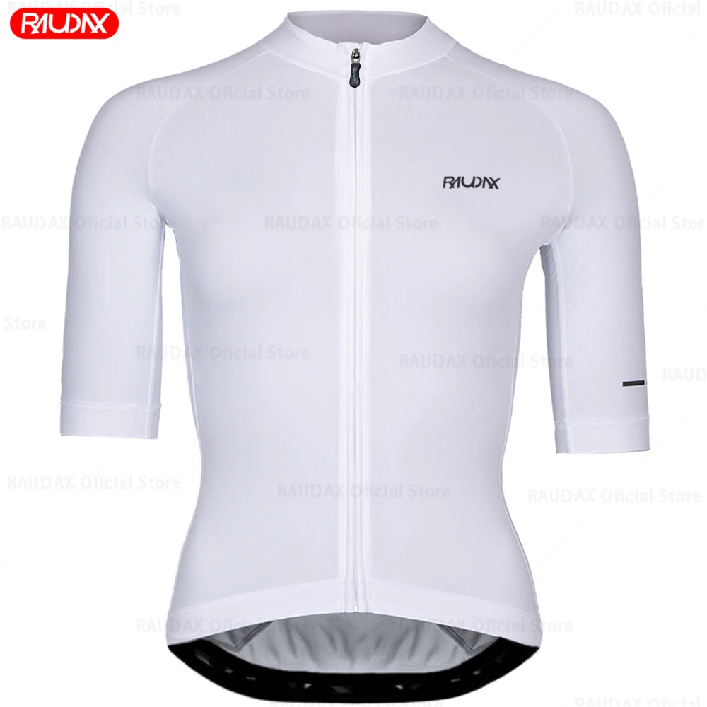 2026 Raudax Cycling Jersey 11 colors Cycling Racing Tops Short Sleeve Cyclist Clothes Shirt Maillot Women Bicycle Bike Wear