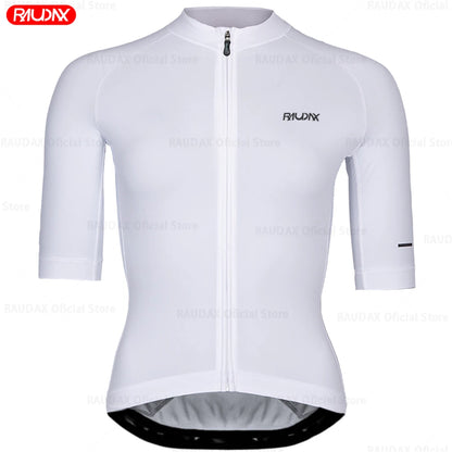 2026 Raudax Cycling Jersey 11 colors Cycling Racing Tops Short Sleeve Cyclist Clothes Shirt Maillot Women Bicycle Bike Wear