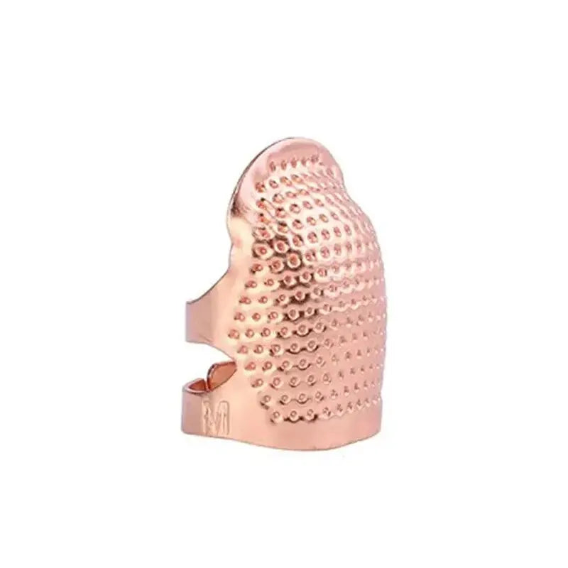 Adjustable Vintage Sewing Thimble, Handmade Non-slip Embroidery against Ring, Vintage Needle Presser Needle Hoop Finger Holde