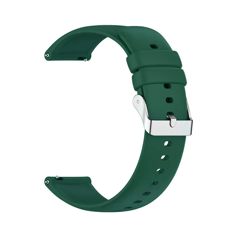Universal Watch Straps 22mm 20mm Quick Release Silicone Band Soft Rubber Wristband for Huawei Samsung Xiaomi Amazfit Smartwat