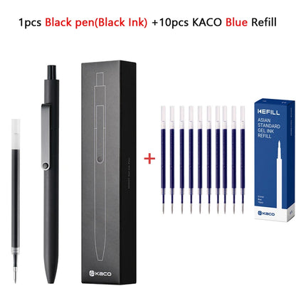 KACO 0.5mm MIDOT Gel Ink Pens, Quick-drying Press Smooth Writing Pen, High Volume for Taking Exams Grading Homework Doing Pap