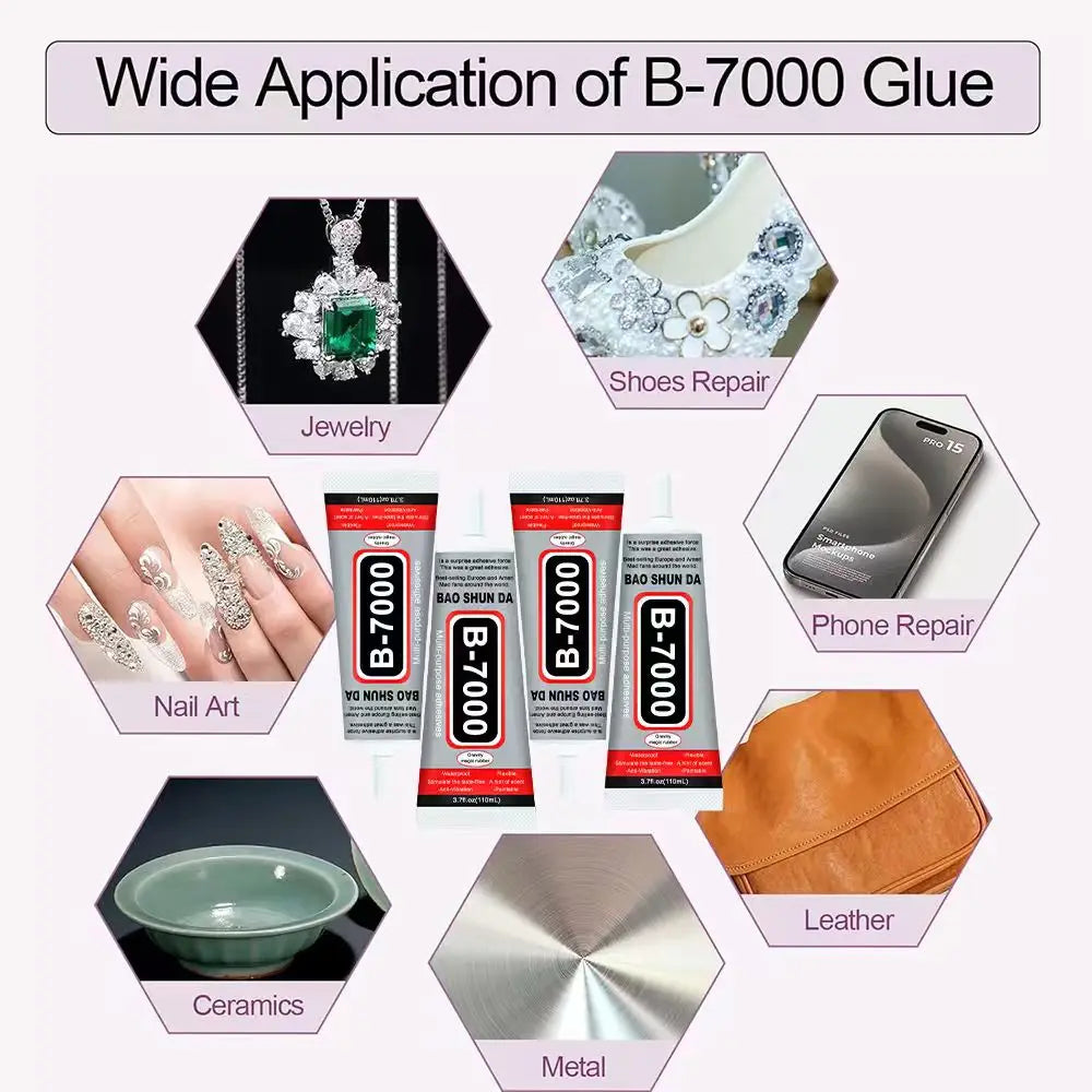 B7000 Mobile Phone Screen High-Strength Waterproof Adhesive, Universal Phone Glass Bonding Agent, 15/25/50/110ml Fast B7000 G