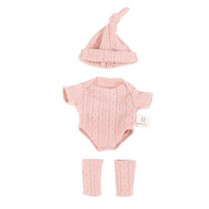 20cm Baby Dolls Clothes for DIY Toy Doll Accessories Suitable For 8inch Doll Sweater Jumpsuit Reborn Doll Clothes Accessories