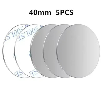 5/10PCS Magnetic Metal Plate Disk Car Phone Holder Stickers Magnetic Patch Sticker for Tablet Mobile Phone Car Stand Mount - 