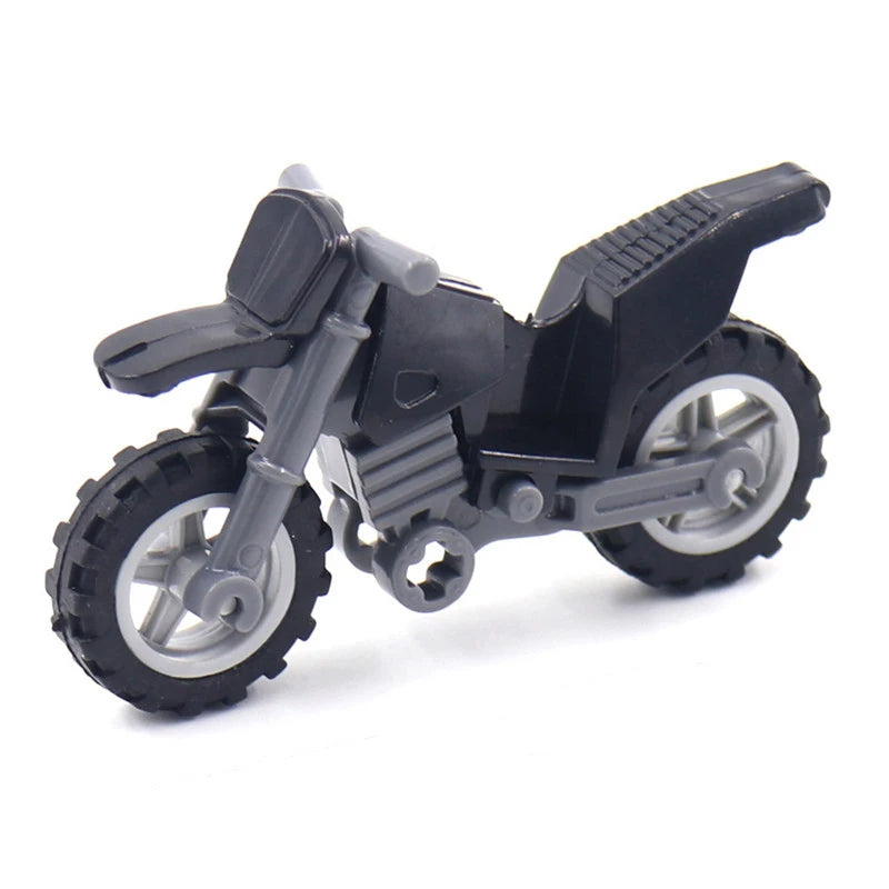 Military Motorcycle Car Weapon Model Building Blocks Educational Toys for Children Gifts City Military Motor Kids Gifts Toy