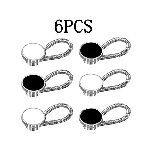 Pants Button Extender Shirt Collar Extenders Jeans Waist Extender Metal Button No Sew Button for Extender Jeans Pants Collar 