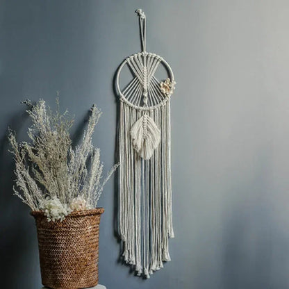 New Macrame Dream Catcher Nordic Wall Tapestry Ramadan Decoration Home Eid Mubrack Room Decoration Bohemian Children's Nurser