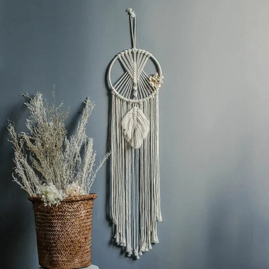 New Macrame Dream Catcher Nordic Wall Tapestry Ramadan Decoration Home Eid Mubrack Room Decoration Bohemian Children's Nurser