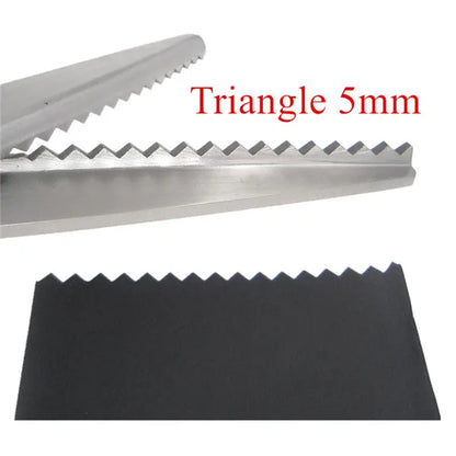 Sewing Cut 23.5cm Zig Zag Dressmaking Tailor Leather Handicraft Fabric Shear Pinking Scissor Textile DENIM DIY Upholstery Too