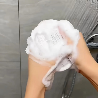 Soap Foam Net Soap Bag for Bath,Face Wash,and Shower Gel-Durable Mesh Design with Ergonomic Handle,For Cleansing,Soap Dispens