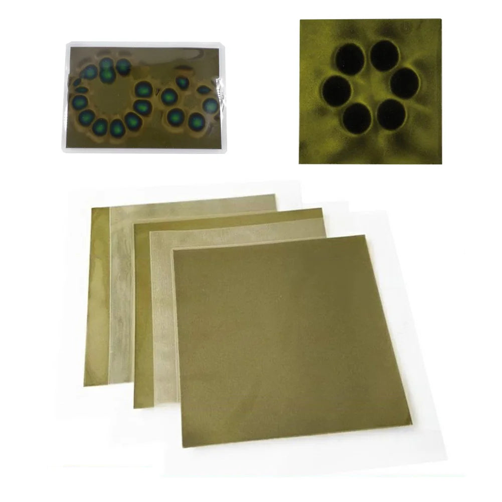25/30/50mm Magnetic Field Viewer Magnet Poles Testing Card Magnetism Area Observation Film Card Magnet Detector Pattern Displ