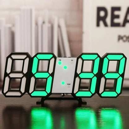 Digital Wall Clock Desk Watches Electronic Alarm Modern Home Decoration for Bedroom Decor Interior Led Table Clocks Living Ro