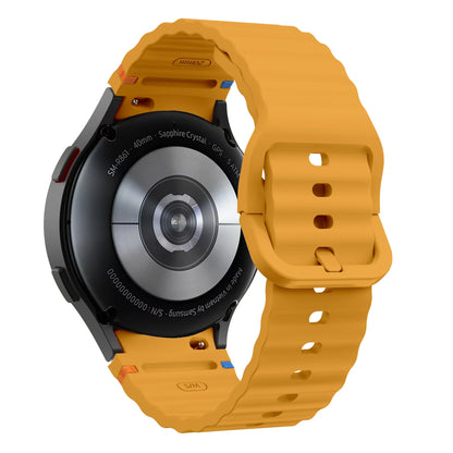 Original Silicone Band for Samsung Galaxy Watch 7 FE 6 4 Classic 5 Pro 44mm 40mm 43mm 47mm 45mm Bracelet Galaxy Watch6 7 Stra