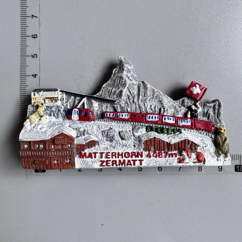 Switzerland Tourist Souvenir Fridge Magnets Jungfraujoc Luzern Zermatt Zermatt Geneva Bern Basel Interlaken Home Decor Sticke