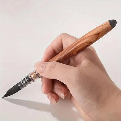 High quality art brush, high-quality 2-in-1 watercolor brush - soft round tip, watercolor supplies printmaking brush